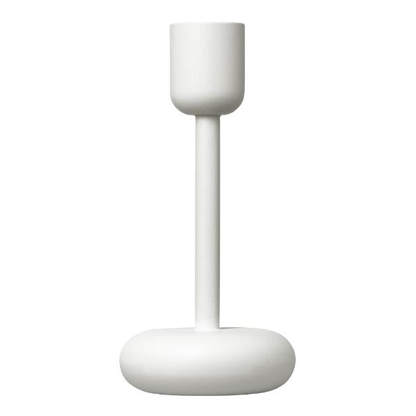 Nappula lysestake 183 mm hvit