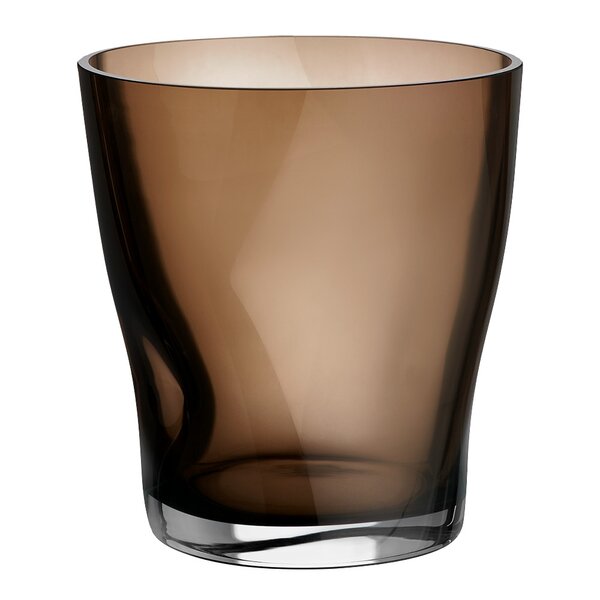Squeeze tulipanvase 18 cm smokey brown