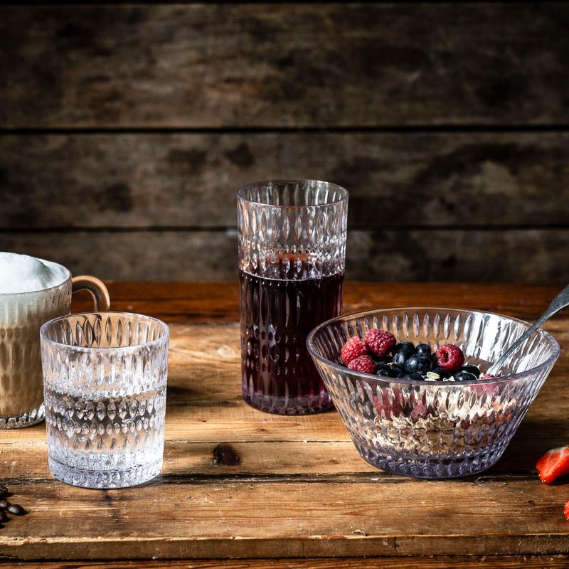 Ethno høye glass 43,4 cl 4 stk