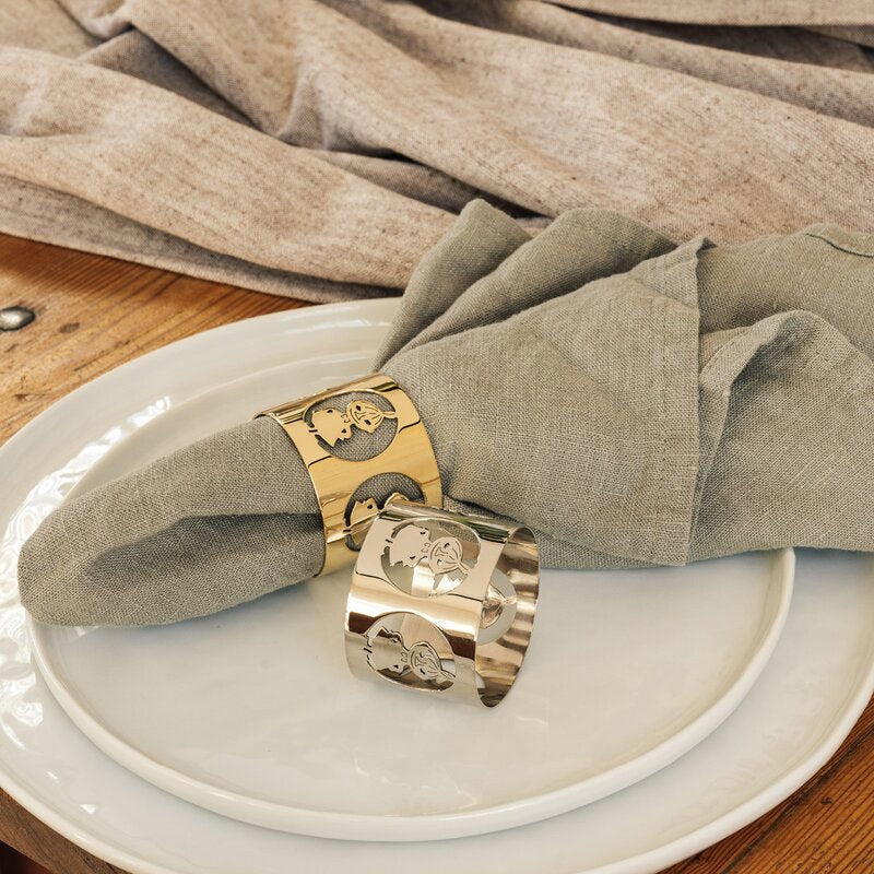 Hilke x Moomin serviettringer Lille My gull