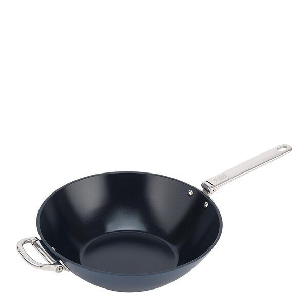 Space wokpanne 32 cm midnight blue