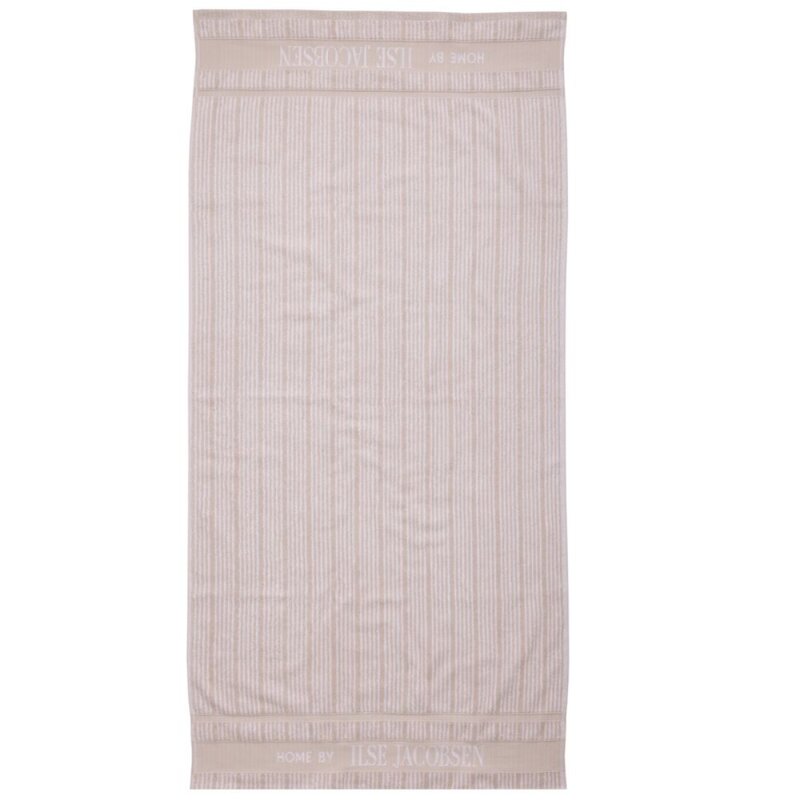 Bath Collection håndkle 70x140 cm sand beige stripes