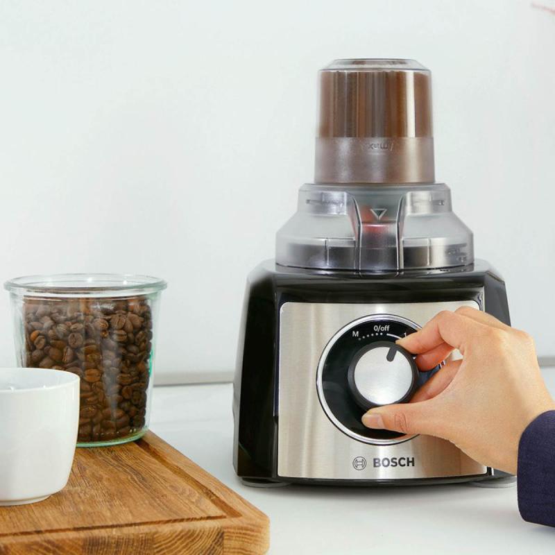 MultiTalent 3 foodprocessor 2,3 L svart Børstet rustfritt stål