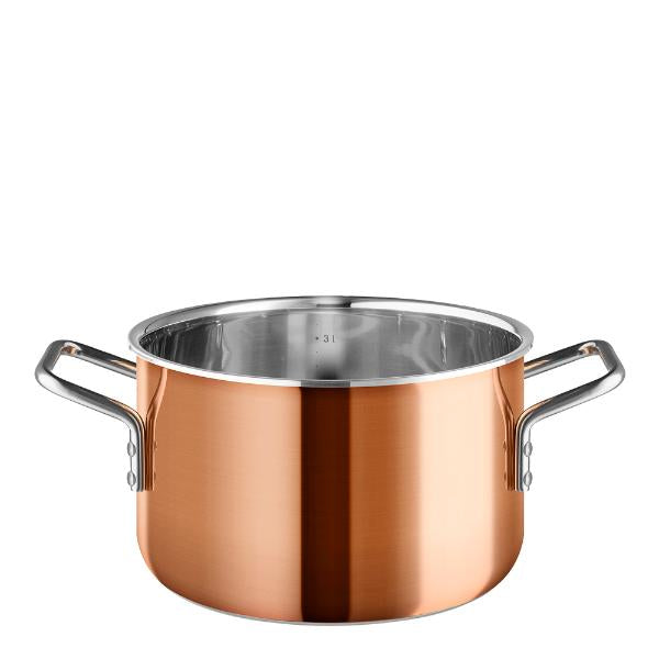 Gryte 3,9L 20 cm kobber