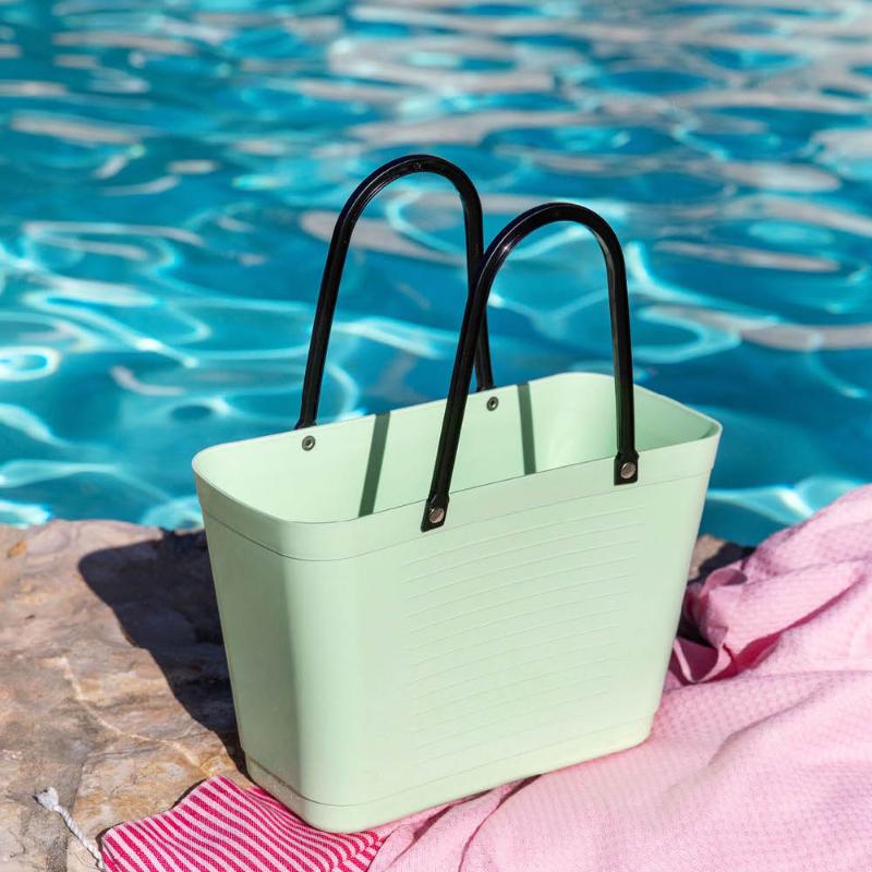 Green Plastic veske liten 7,5L lys grønn