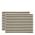 Statement Stripe spisebrikke 33x48 cm 2 stk ash