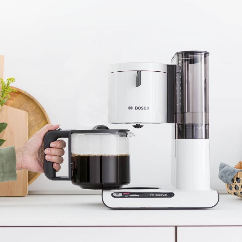 Kaffetrakter 1100W 1,25l hvit