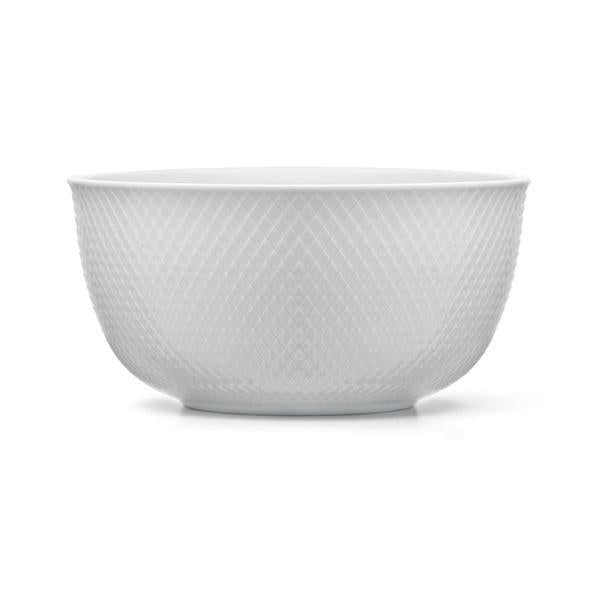Rhombe serveringsskål 17,5 cm hvit