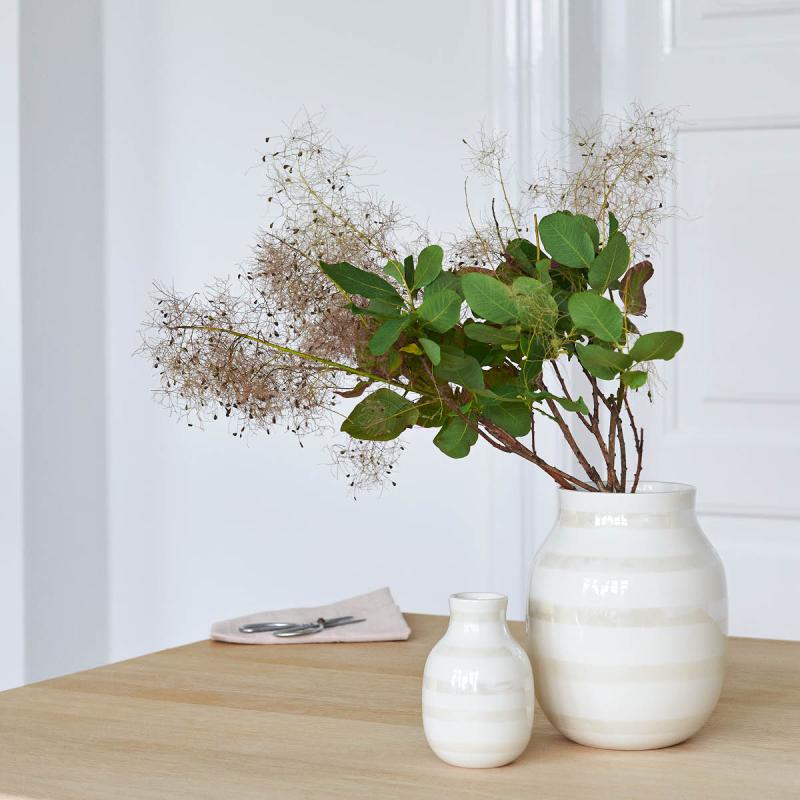 Omaggio vase 20 cm perlemor
