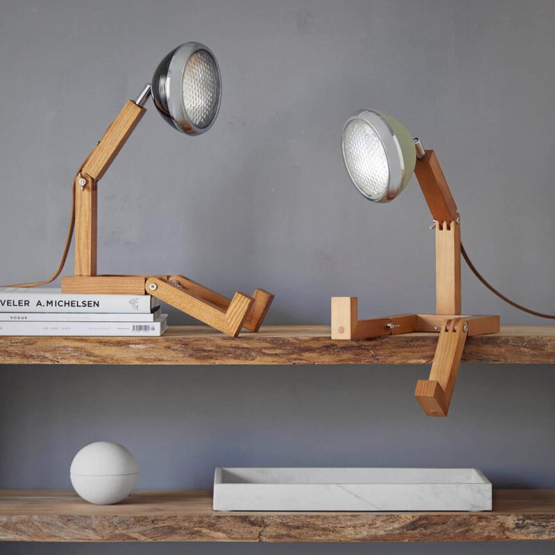 Lampe 40 cm hvit