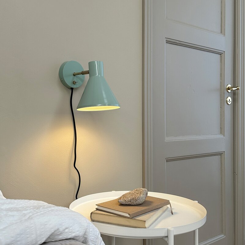 Sleep vegglampe 17 cm mint