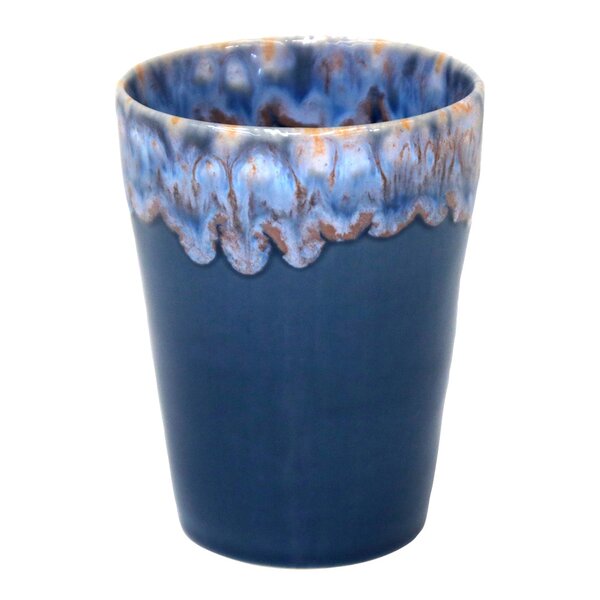 Gres krus 38 cl 9x11,5 cm blå