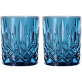Noblesse whiskyglass 29,5 cl 2 stk vintage blue