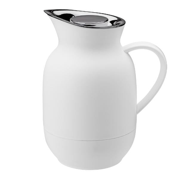 Amphora termokanne høy 1L hvit
