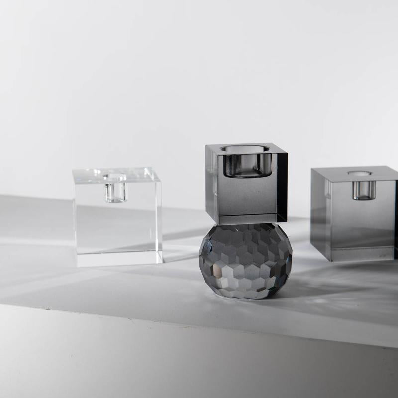 Milano lysestake kvadrat 8x8 cm klar