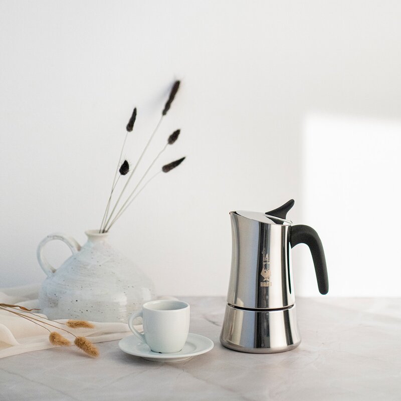 Moon Exclusive espressokanne 6 kopper 25 cl stål
