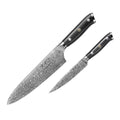 G10 knivsett 2 deler kokkekniv + universalkniv