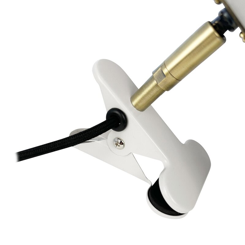 Sleep vegglampe med klemme 16 cm kit-white