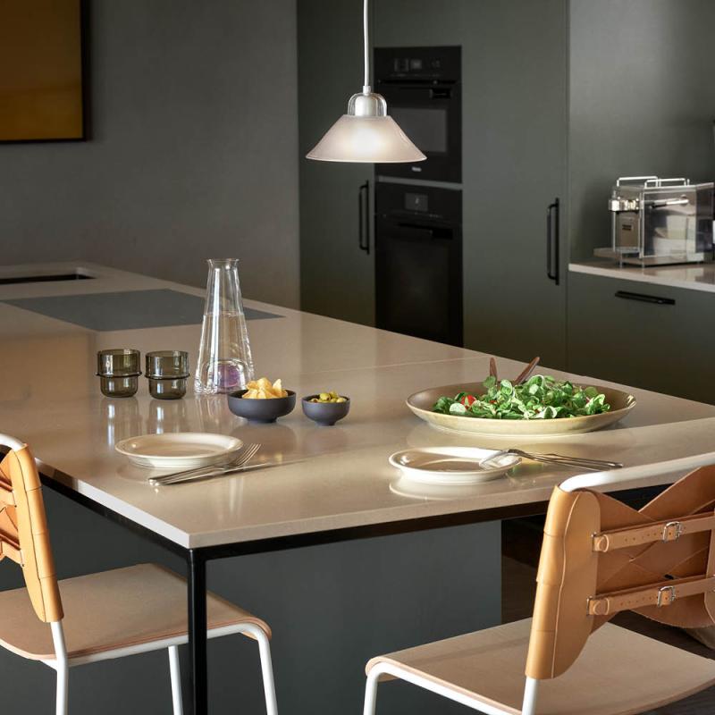 Kalo lampe 22 cm hvit