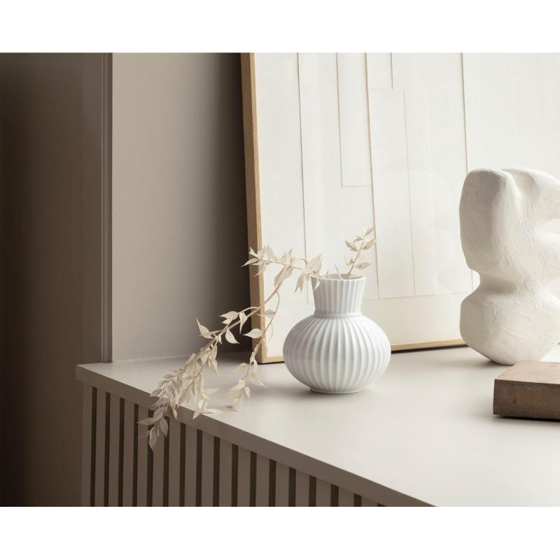 Tura vase 14,5 cm porselen hvit