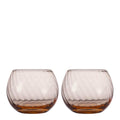 Opacity vannglass 22 cl 2 stk fersken