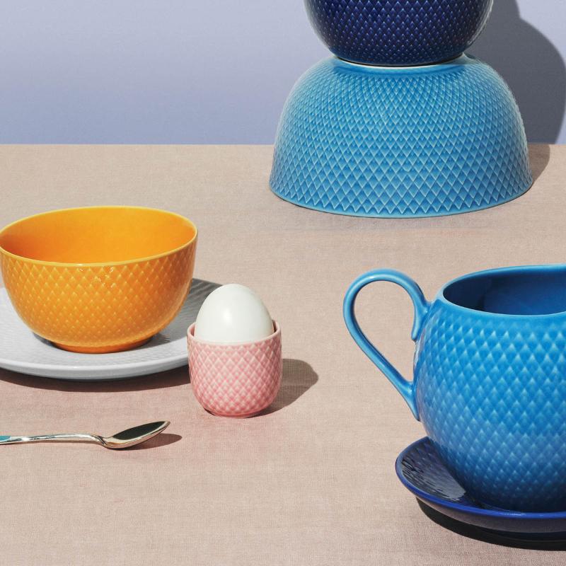 Rhombe Color eggeglass 5 cm rosa