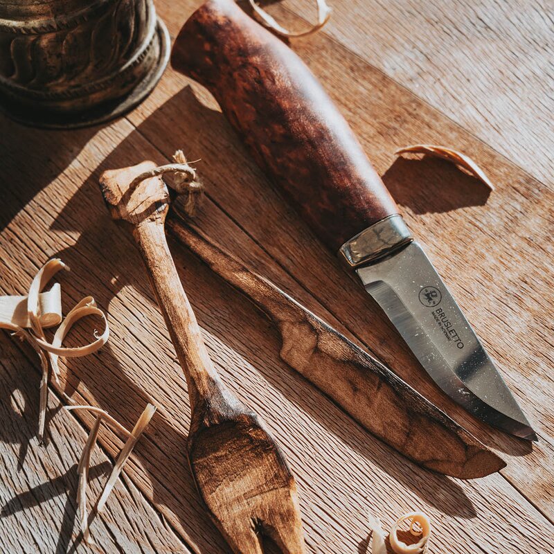 Rypa allroundkniv 17 cm masurbjørk