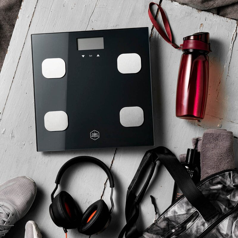 Fitness Tracker BMI badevekt 150 kg svart