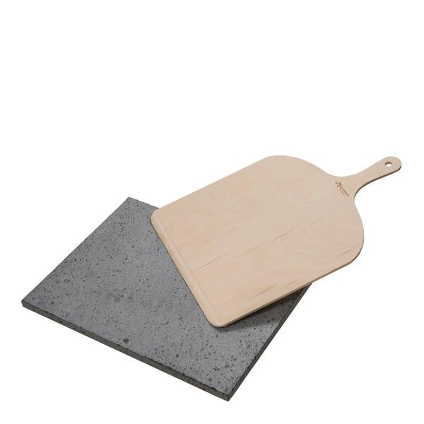Lavastein med pizzaspade