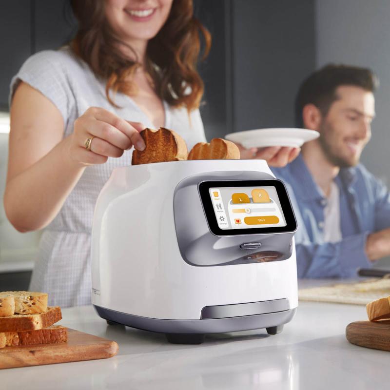 Toasty One digital brødrister 2 skiver hvit