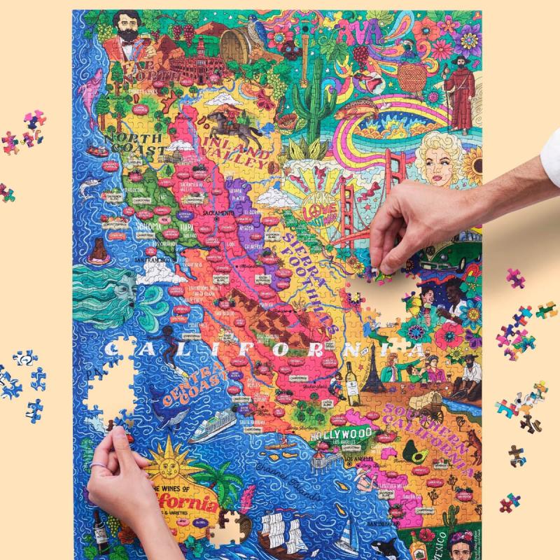 Vinpuslespill California