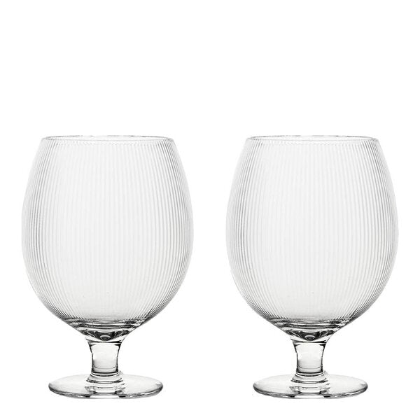 Blanka ølglass 50 cl 2 stk klar