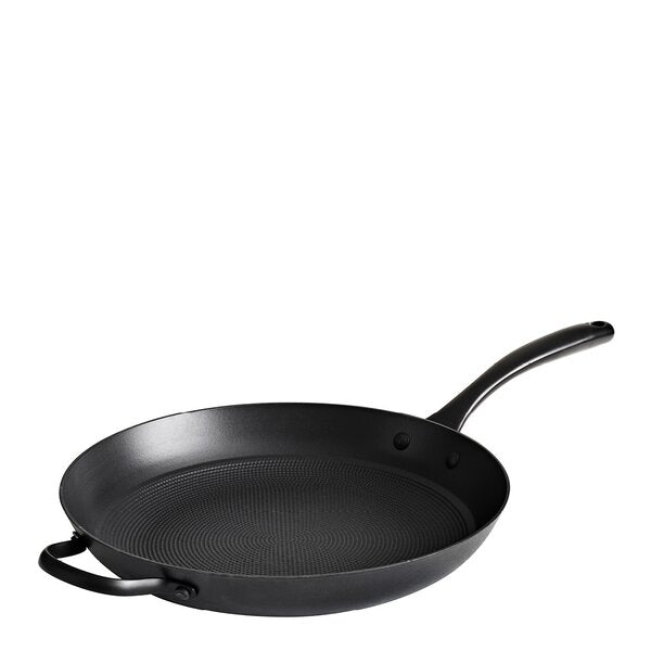 Støpejernspanne med Honeycomb keramisk belegg 32 cm