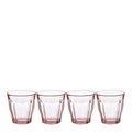 Picardie vannglass 25 cl 4 stk rosa