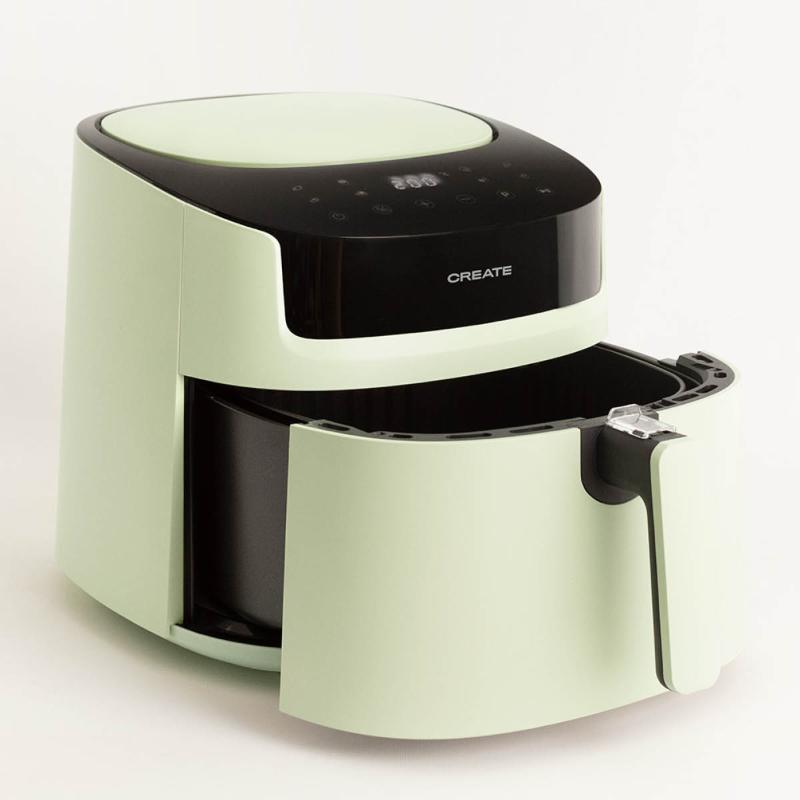 Airfryer single kurv 6,2L lys grønn