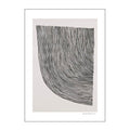 The Poster Club x Leise Dich Abrahamsen poster 50x70 cm curves black