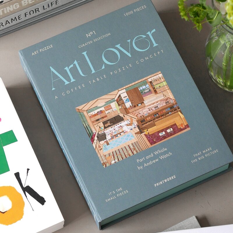 Art Lover Book puslespill part and whole 1000
