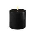 LED kubbelys 10x10 cm svart