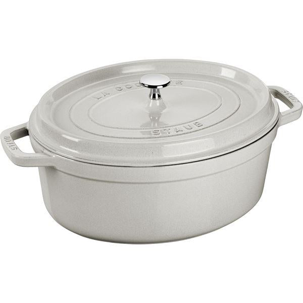 La Cocotte oval gryte 31 cm 5,5L hvit