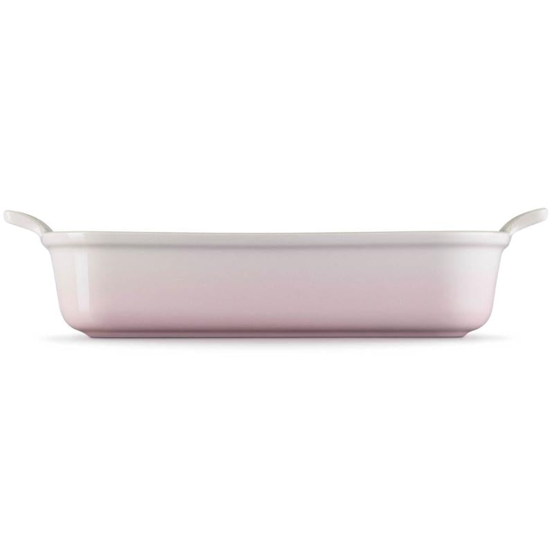 Heritage rektangulær form 32x24 cm shell pink