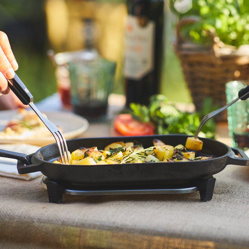 Sizzler stekepanne 31 cm støpejern