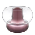 Cado vase H24 cm plomme
