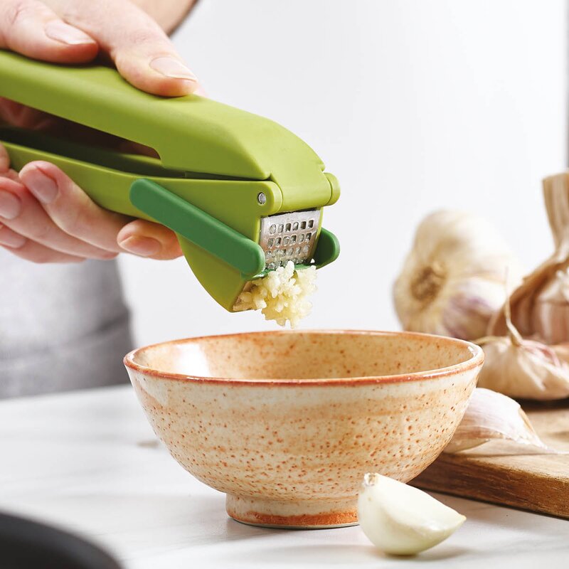 CleanForce hvitløkspresse 6 cm grønn