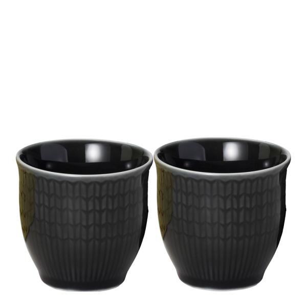 Swedish Grace eggeglass 4 cl 2 stk grå/sten