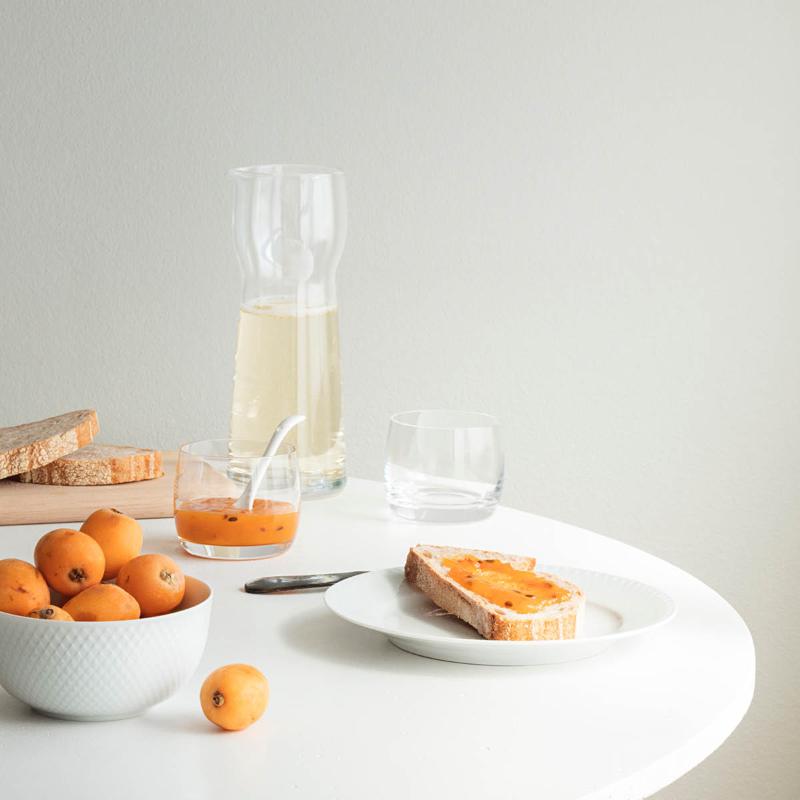 Rhombe tallerken 21 cm hvit