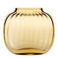 Primula oval vase 12,5 cm amber