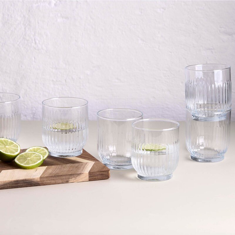 Vannglass 33 cl 6 stk klar
