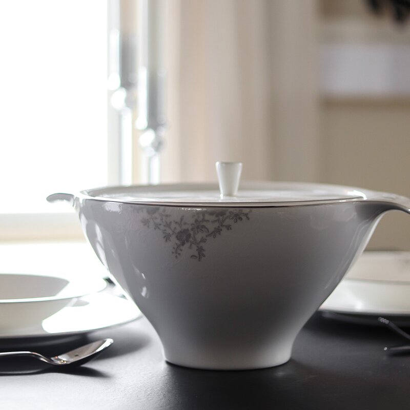 Angelina Platinum terrin lokk 23 cm hvit