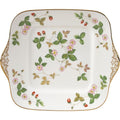 Wild Strawberry serveringsfat firkantet 27 cm