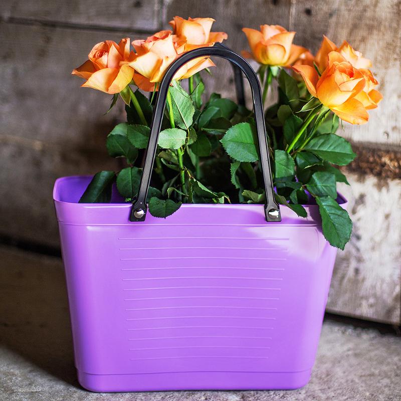 Green Plastic veske liten 7,5L lilla